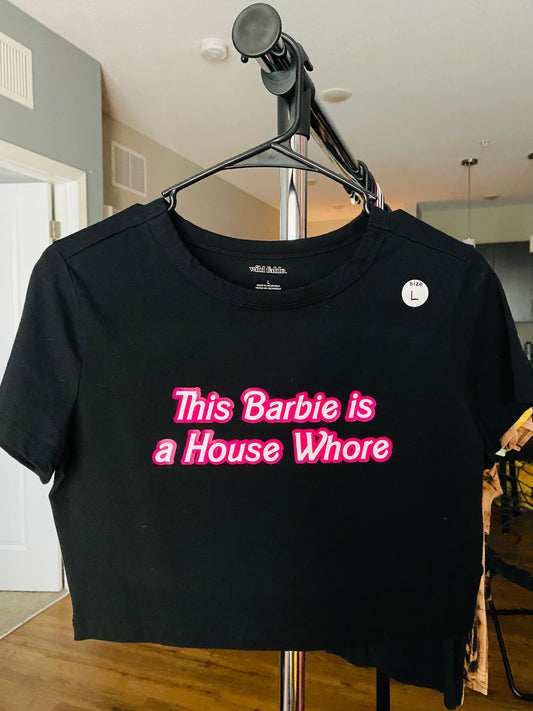 Large House Barbie Crop Top RTS