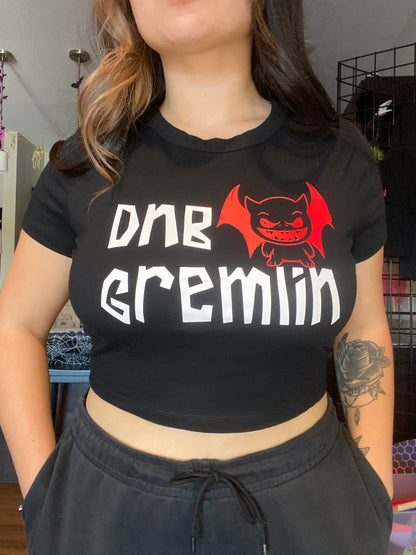 DnB Gremlin crop top MTO