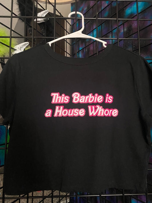 XL House Barbie Crop Top RTS