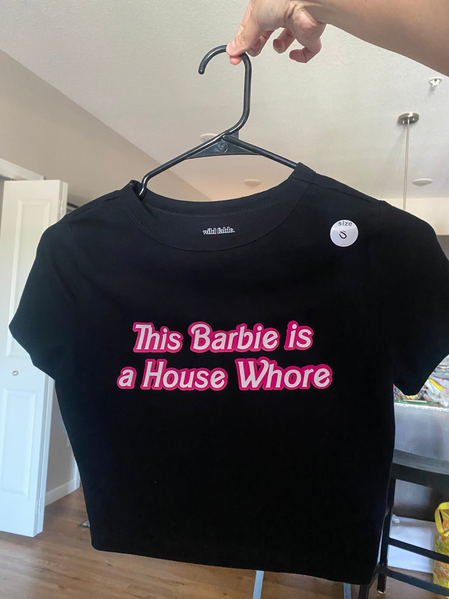 Small House Barbie Crop Top RTS