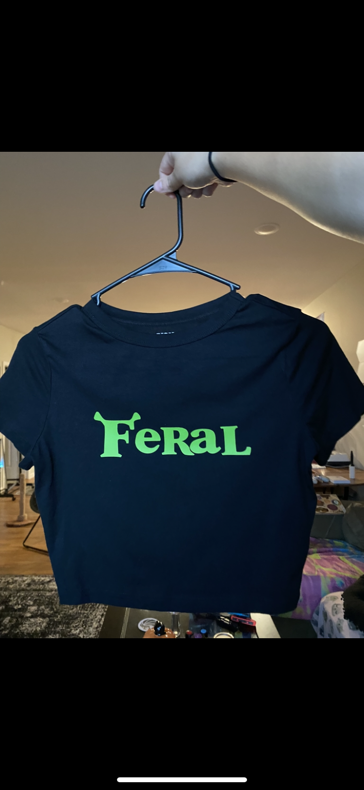 Large Feral crop top RTS