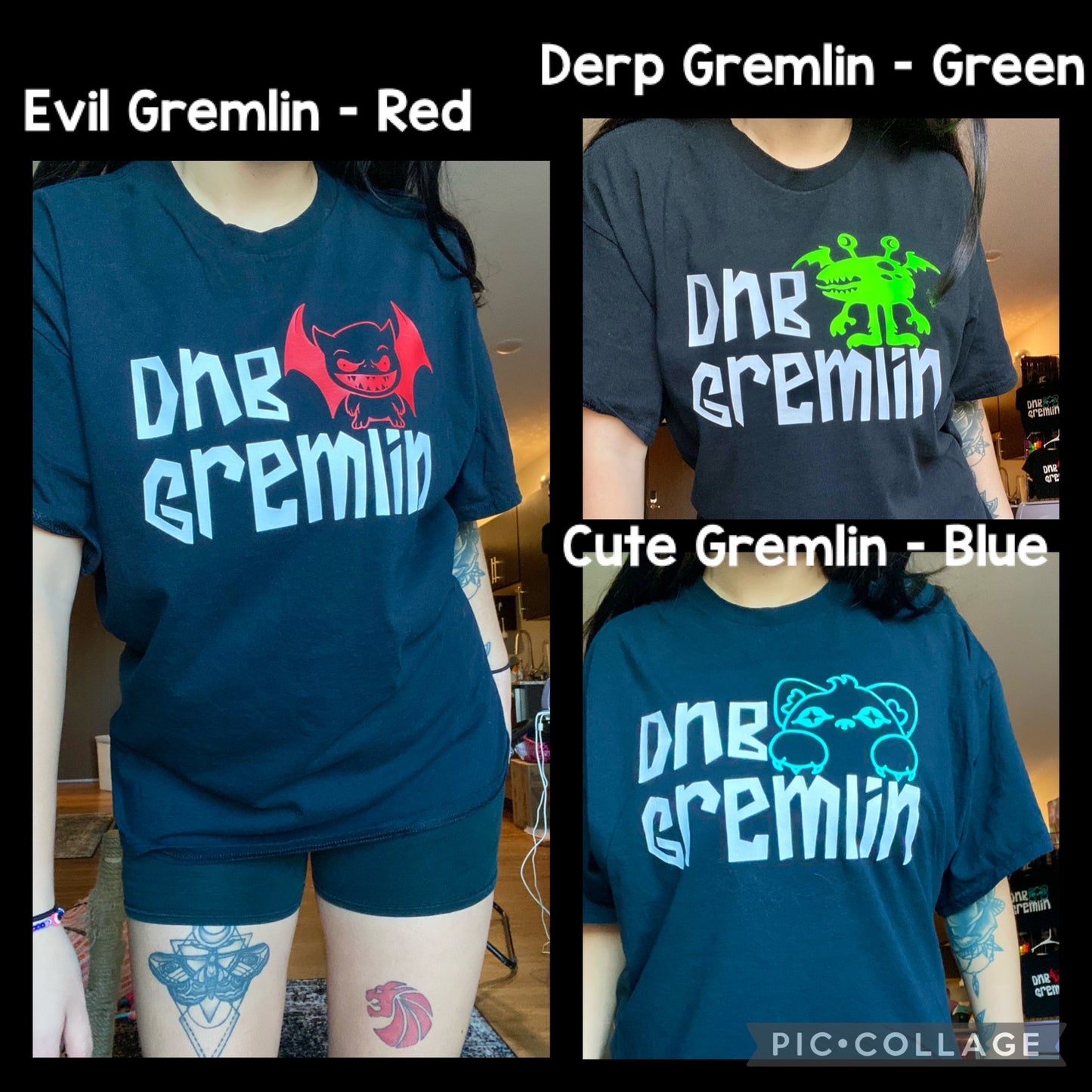 DnB Gremlin tshirt MTO